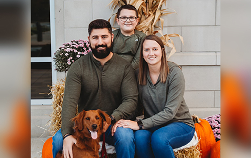 Michael Larew and family