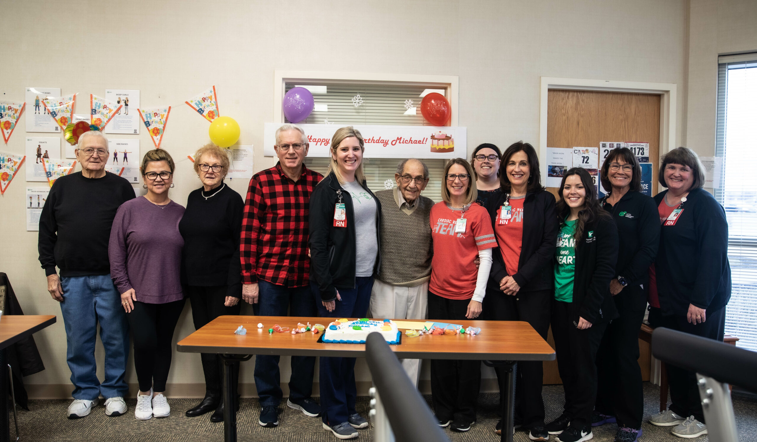 Cardiac Rehabiliation Patient 99th Birthday