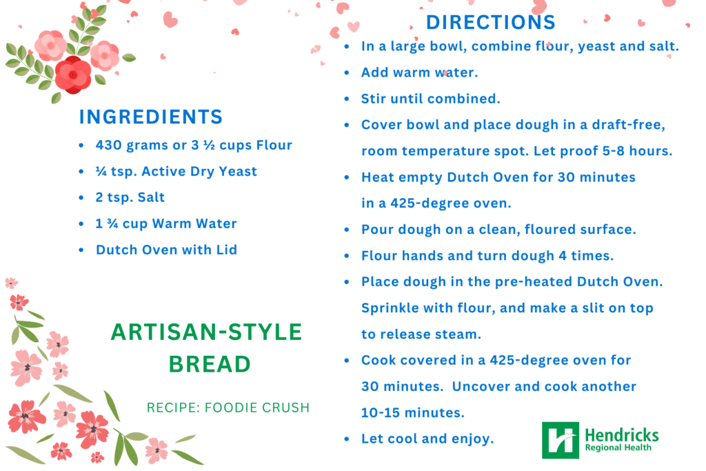 artisan style bread recipe
