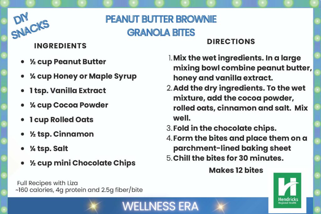 Peanut Butter Brownie Granola Bites recipe